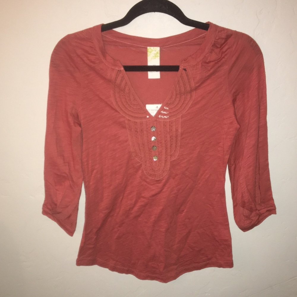 Anthro C. Keer Loop De Loop, Orange Size XS